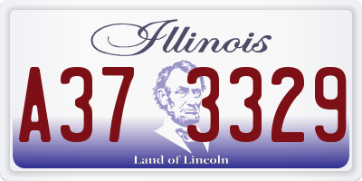 IL license plate A373329