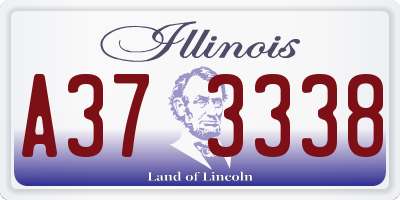 IL license plate A373338
