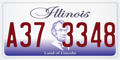 IL license plate A373348