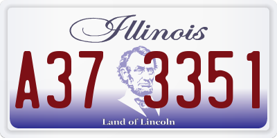 IL license plate A373351