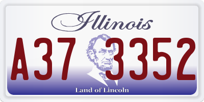 IL license plate A373352