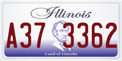 IL license plate A373362