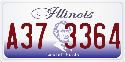IL license plate A373364