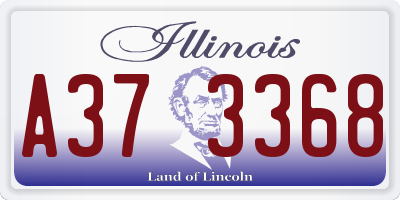 IL license plate A373368