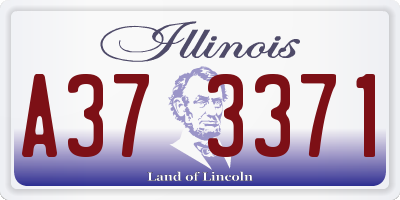 IL license plate A373371