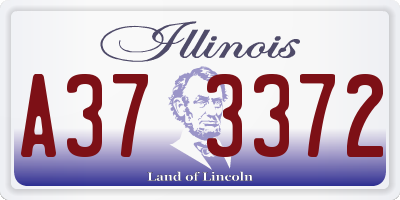 IL license plate A373372