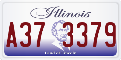 IL license plate A373379