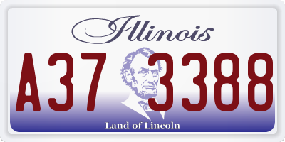 IL license plate A373388