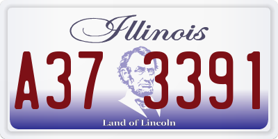 IL license plate A373391