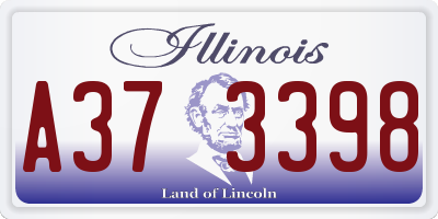 IL license plate A373398