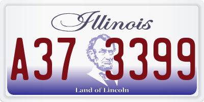 IL license plate A373399