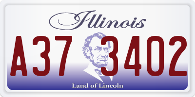 IL license plate A373402