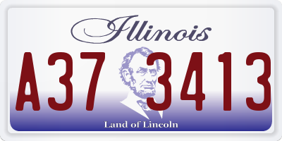 IL license plate A373413