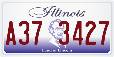 IL license plate A373427