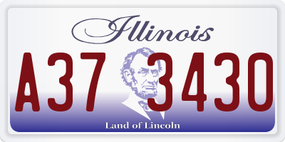 IL license plate A373430