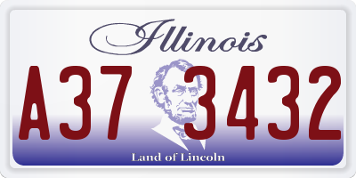 IL license plate A373432