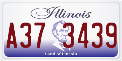 IL license plate A373439