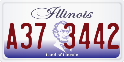 IL license plate A373442