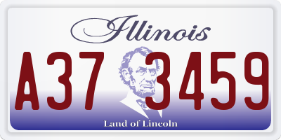 IL license plate A373459