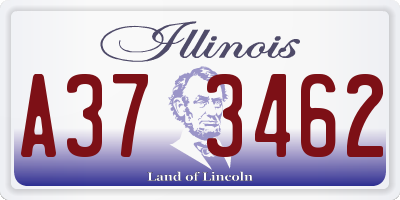 IL license plate A373462