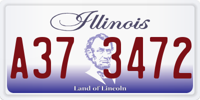 IL license plate A373472