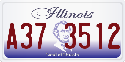 IL license plate A373512