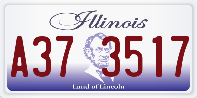 IL license plate A373517