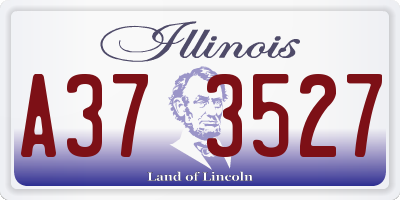 IL license plate A373527