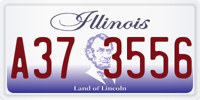 IL license plate A373556