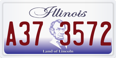 IL license plate A373572