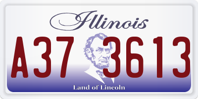 IL license plate A373613