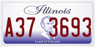 IL license plate A373693