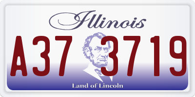 IL license plate A373719