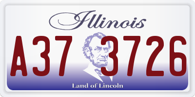 IL license plate A373726