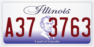 IL license plate A373763