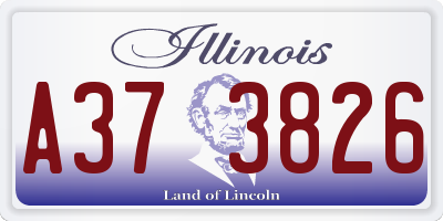 IL license plate A373826