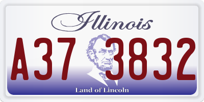 IL license plate A373832