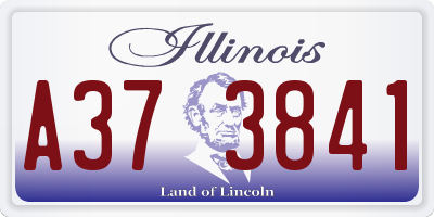 IL license plate A373841