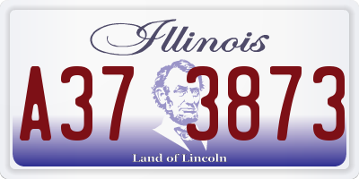 IL license plate A373873