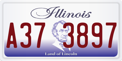 IL license plate A373897