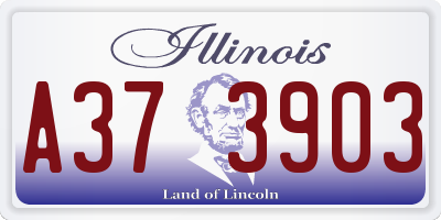 IL license plate A373903