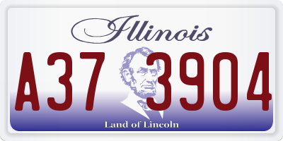 IL license plate A373904