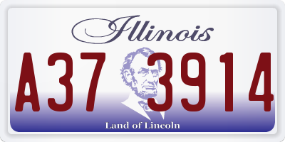 IL license plate A373914