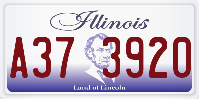 IL license plate A373920