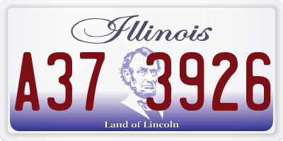 IL license plate A373926
