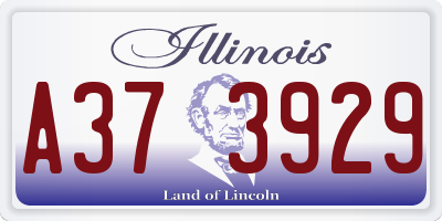 IL license plate A373929