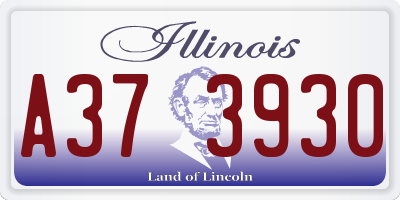 IL license plate A373930