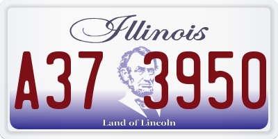 IL license plate A373950