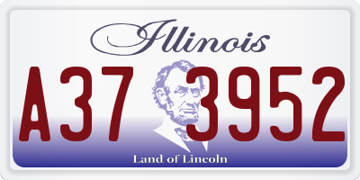 IL license plate A373952