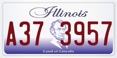 IL license plate A373957